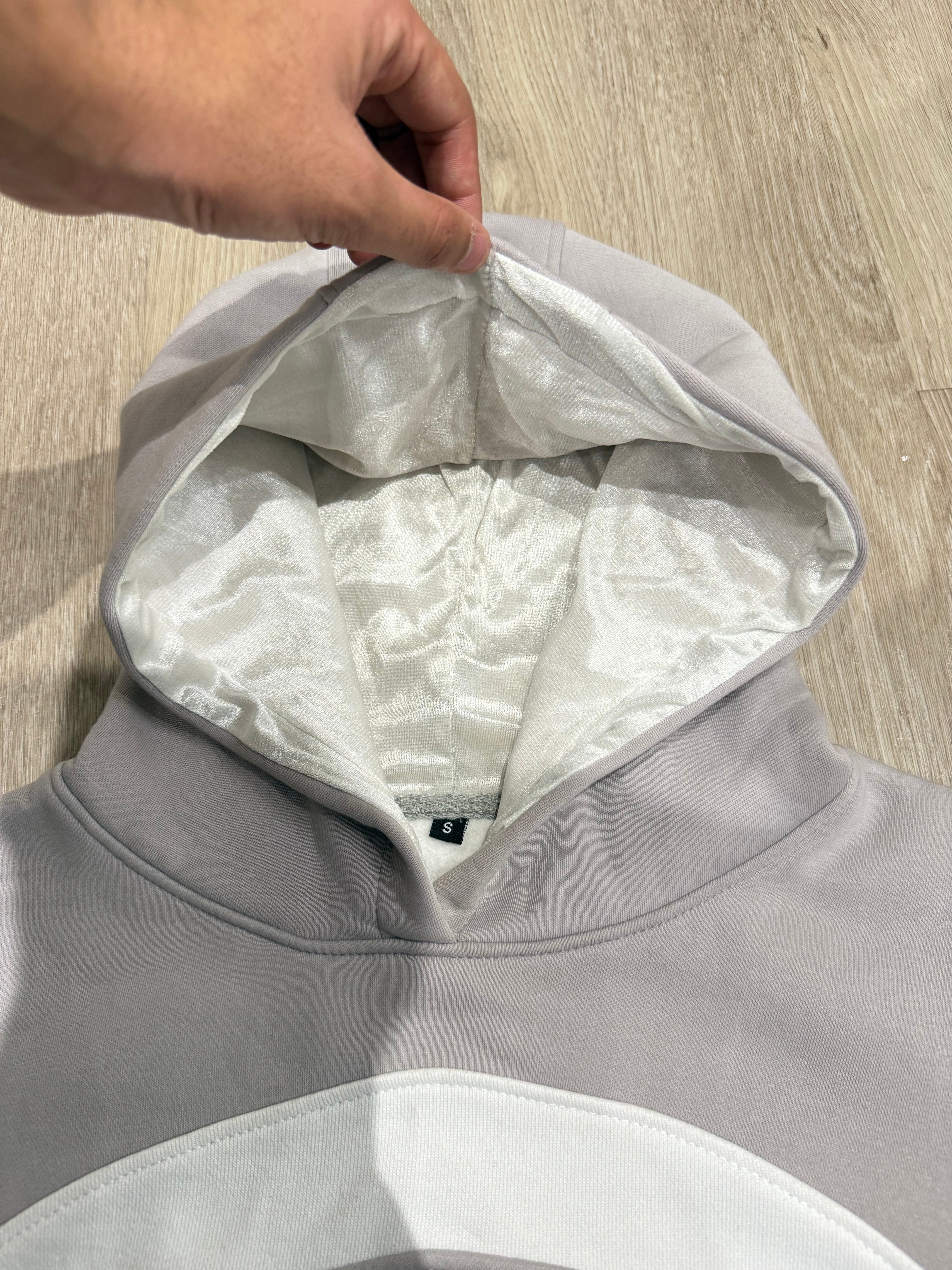 Womens Arctic Grey & White Panel Tracksuirt