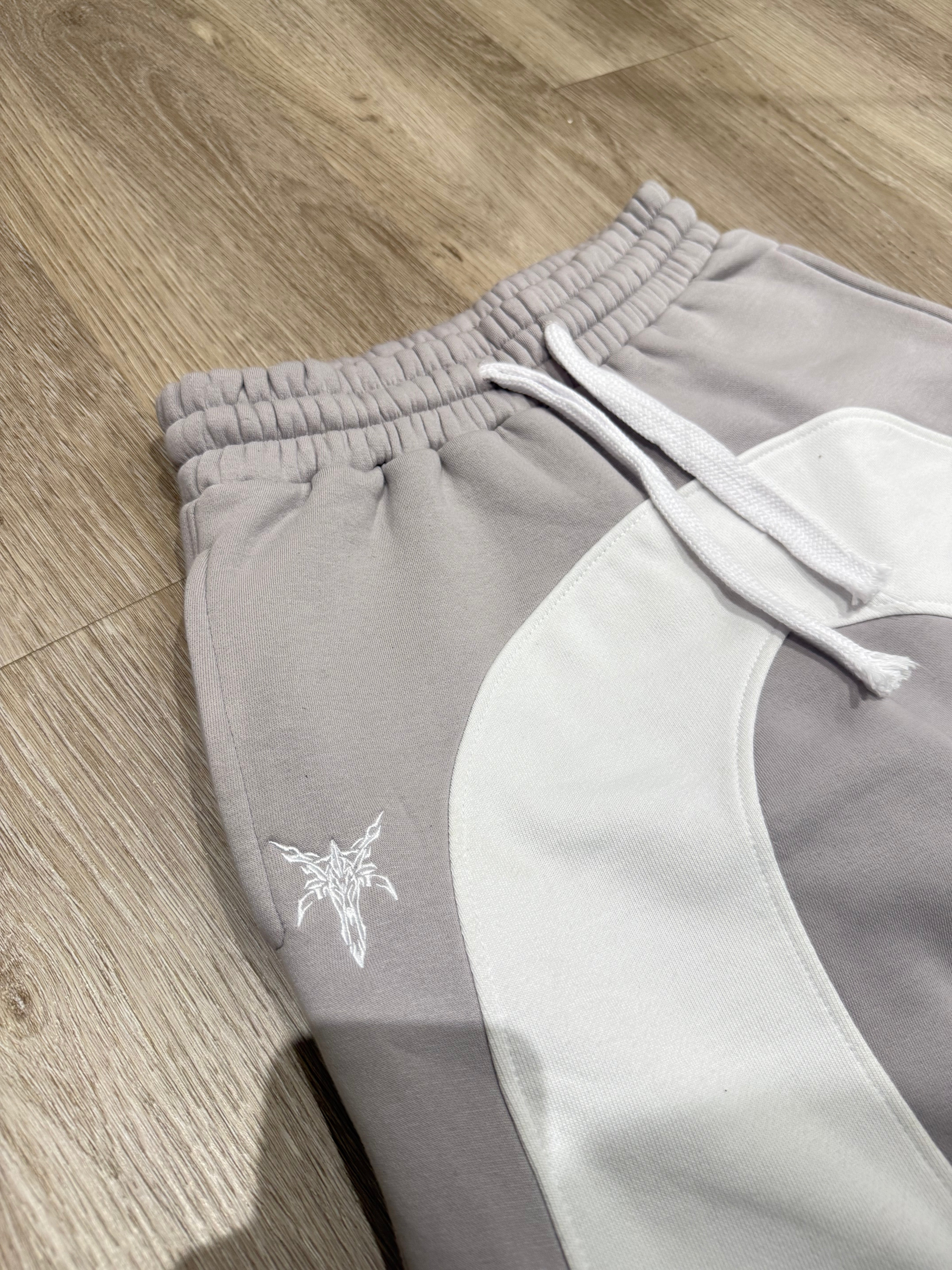 Womens Arctic Grey & White Panel Tracksuirt